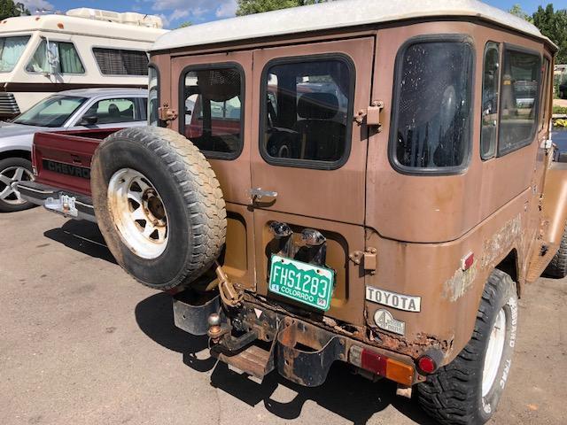 1978 brown Toyota FJ Cruiser SUV