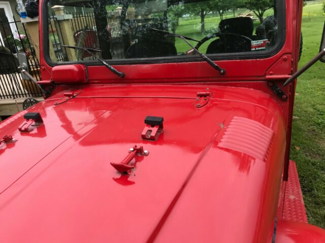1978 Red Toyota Land Cruiser Convertible