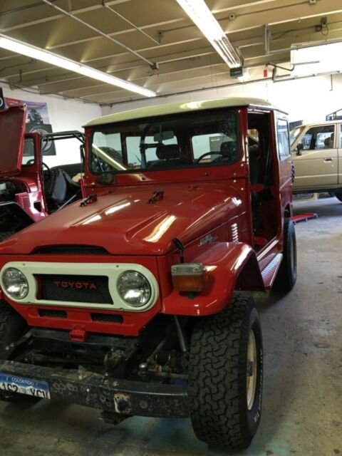 1978 Red Toyota Land Cruiser