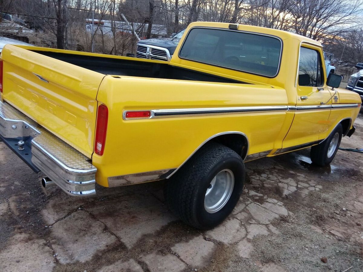 1978 Yellow Ford F-150 Reg cab