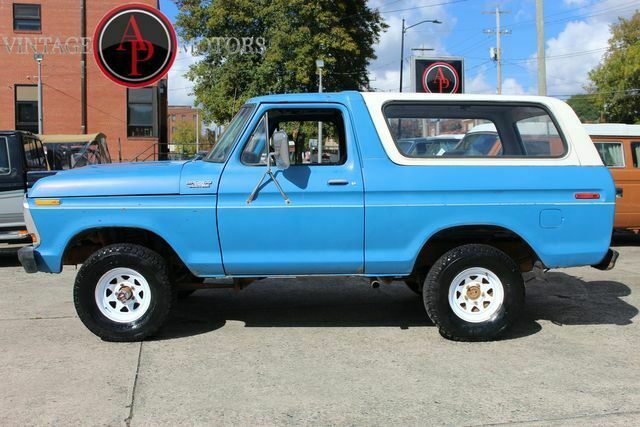 1978 Blue Ford Bronco --