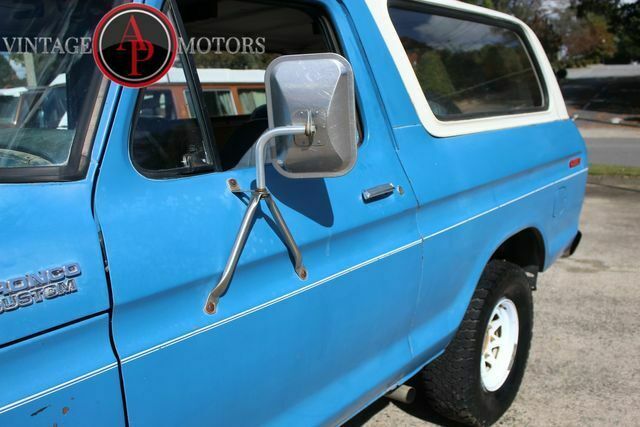 1978 Blue Ford Bronco --