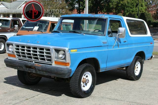 1978 Blue Ford Bronco --