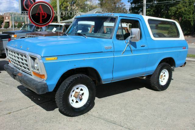 1978 Blue Ford Bronco --