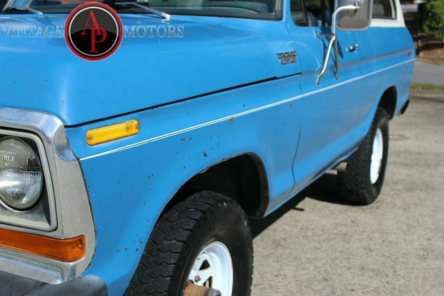 1978 Blue Ford Bronco --