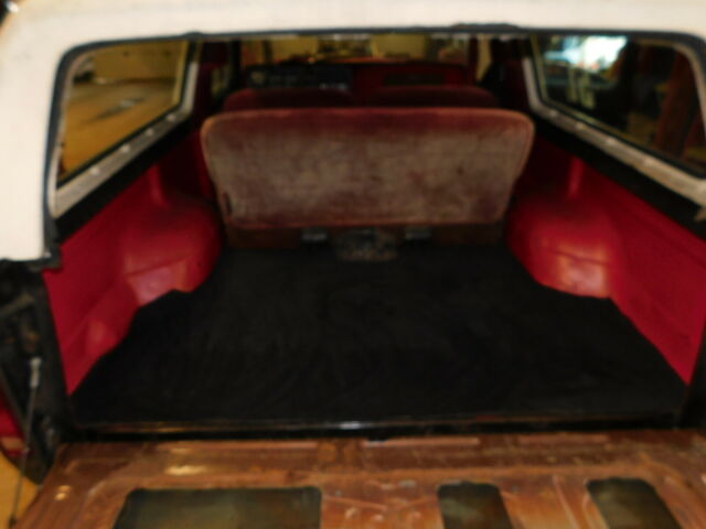 1978 Red Ford Bronco Crew Cab Pickup