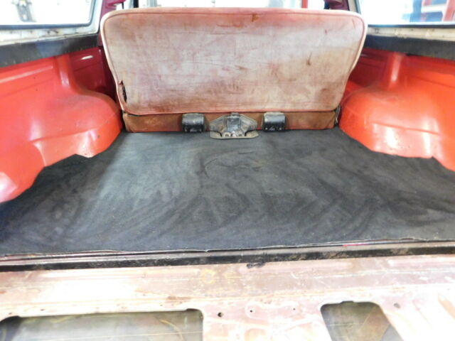 1978 Red Ford Bronco Crew Cab Pickup