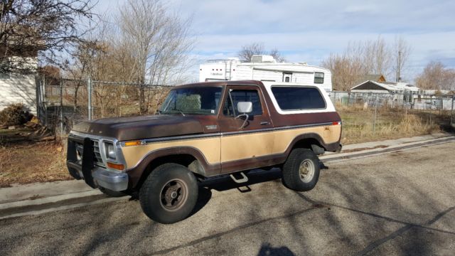 1978 Brown Ford Bronco SUV