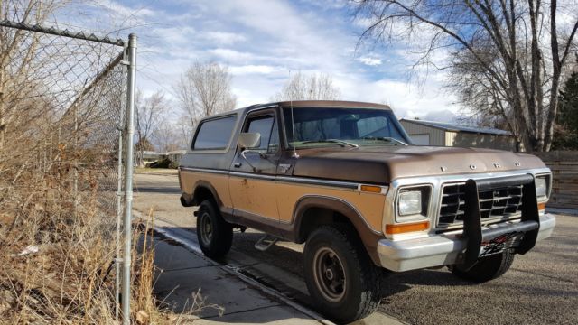 1978 Brown Ford Bronco SUV