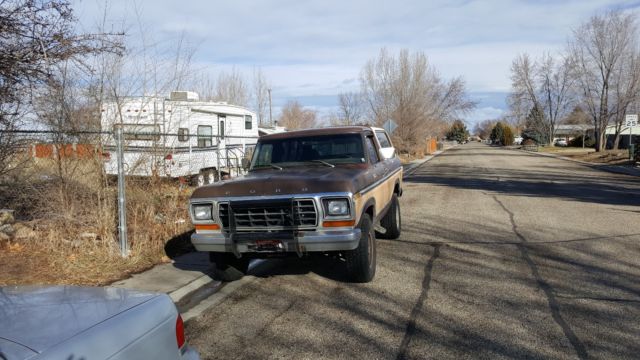 1978 Brown Ford Bronco SUV