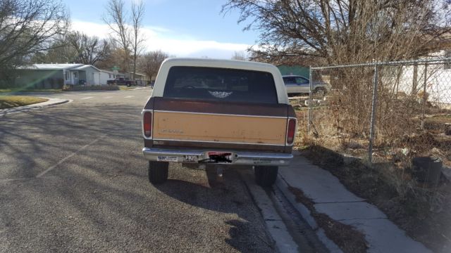 1978 Brown Ford Bronco SUV