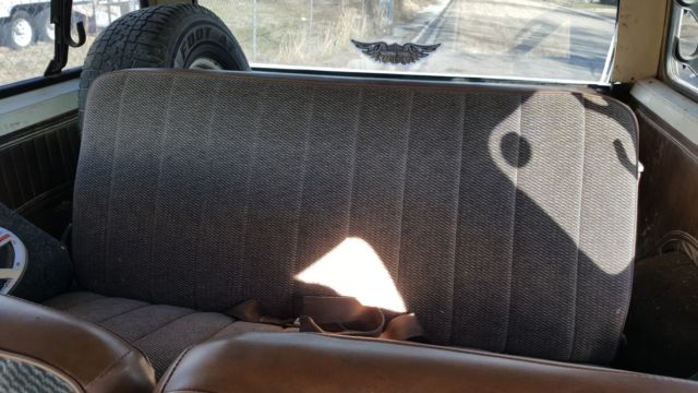 1978 Brown Ford Bronco SUV