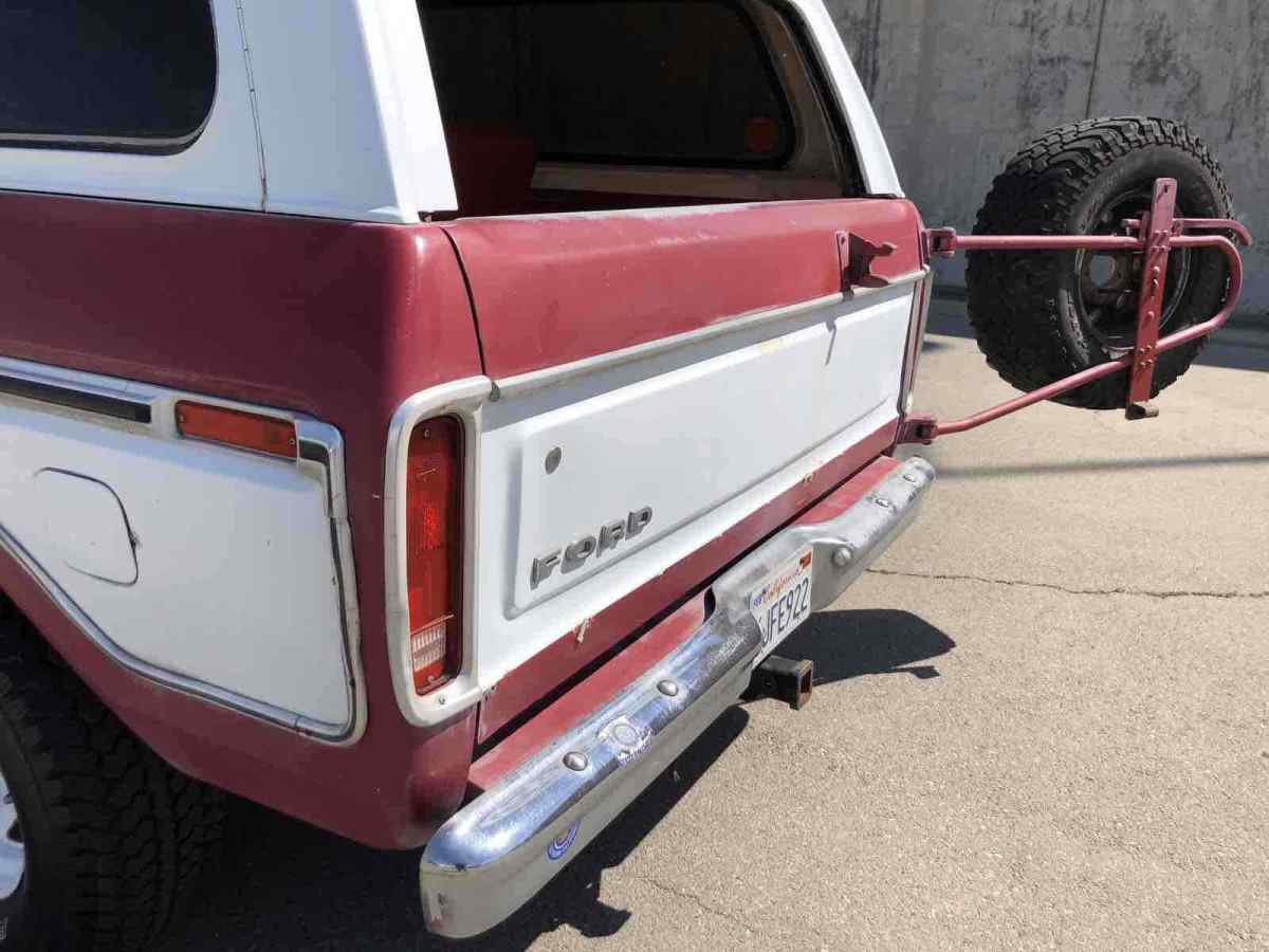 1978 Red Ford Bronco SUV