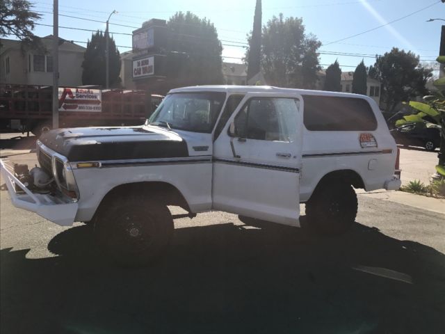 1978 White Ford Bronco