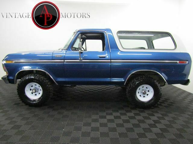 1978 Blue Ford Bronco --