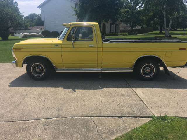 1978 Black Ford F-100 Standard Cab Pickup