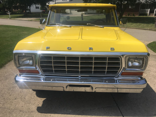 1978 Black Ford F-100 Standard Cab Pickup