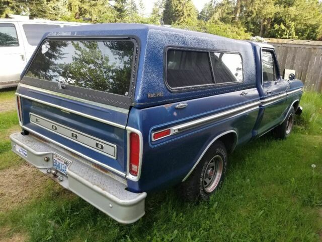 1978 Blue Ford F-100 Standard Cab Pickup