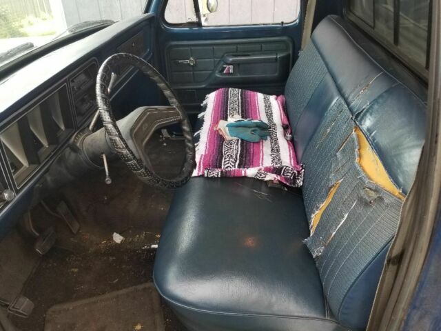 1978 Blue Ford F-100 Standard Cab Pickup