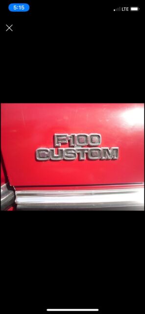 1978 Red Ford F-100 Cab & Chassis