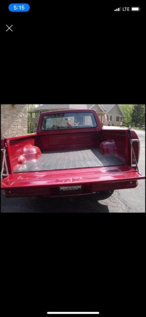 1978 Red Ford F-100 Cab & Chassis