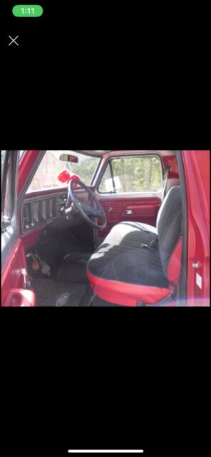 1978 Red Ford F-100 Cab & Chassis