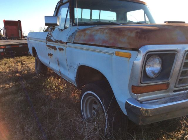1978 Blue Ford F-150 Standard Cab Pickup