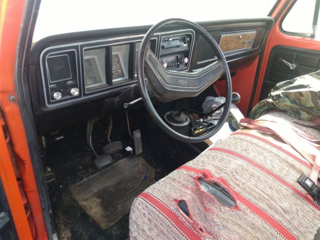 1978 Orange Ford F-150 Truck
