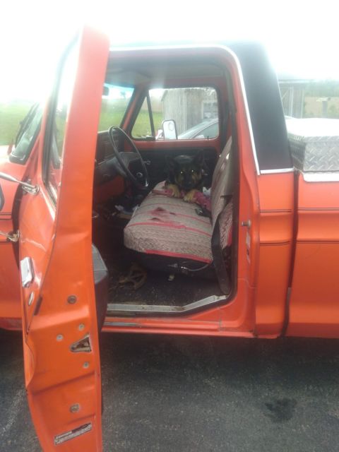 1978 Orange Ford F-150 Truck