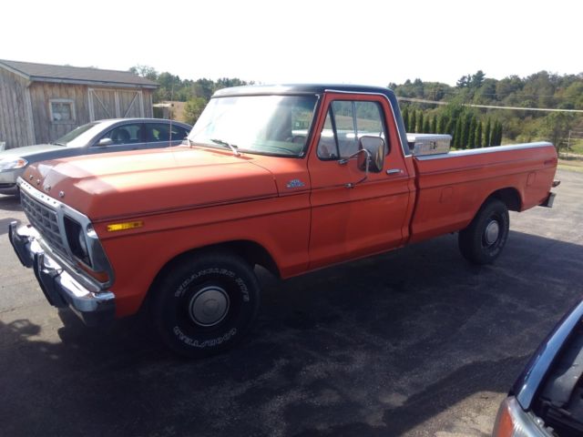 1978 Orange Ford F-150 Truck