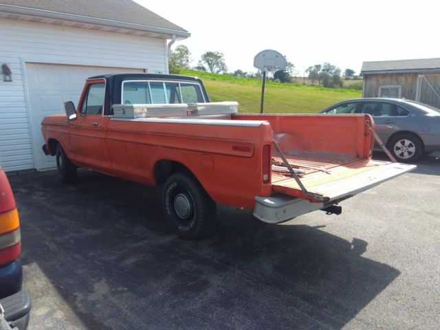 1978 Orange Ford F-150 Truck