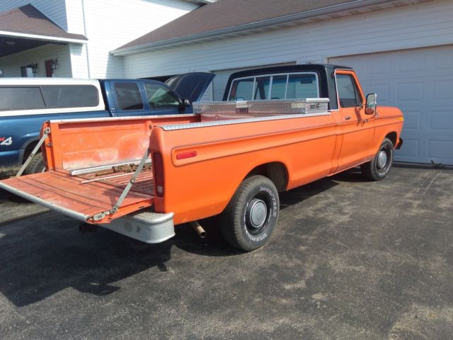 1978 Orange Ford F-150 Truck