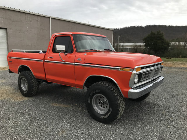 1978 Orange Ford F-150 Cab & Chassis