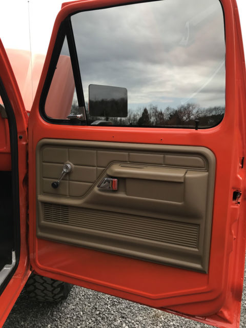 1978 Orange Ford F-150 Cab & Chassis