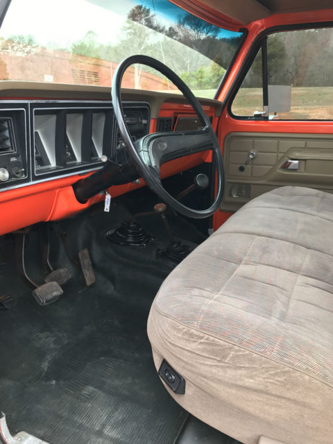 1978 Orange Ford F-150 Cab & Chassis