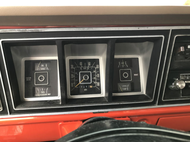 1978 Orange Ford F-150 Cab & Chassis