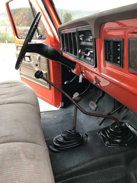1978 Orange Ford F-150 Cab & Chassis