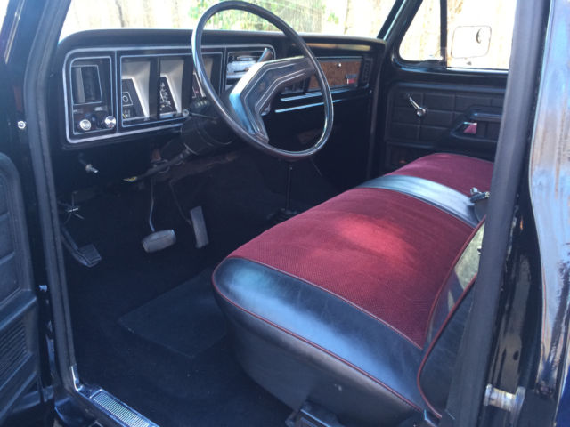 1978 Black Ford F-150 Standard Cab Pickup