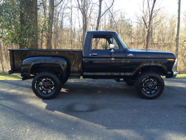 1978 Black Ford F-150 Standard Cab Pickup