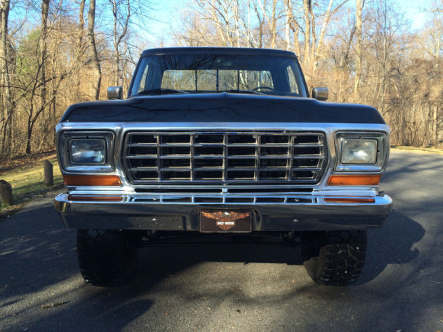 1978 Black Ford F-150 Standard Cab Pickup