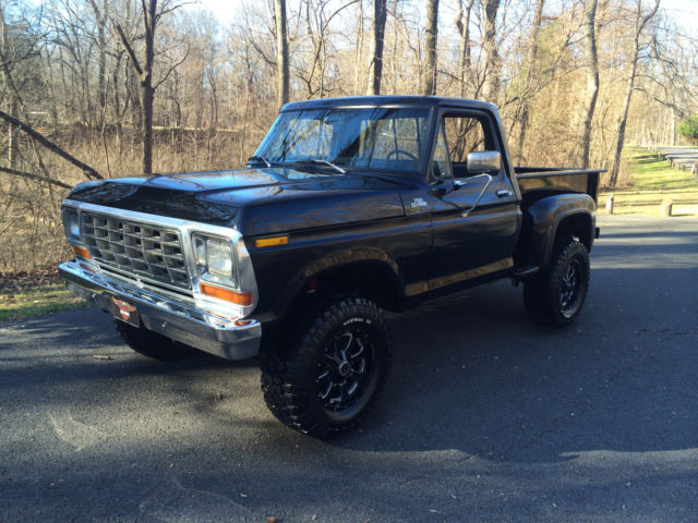 1978 Black Ford F-150 Standard Cab Pickup