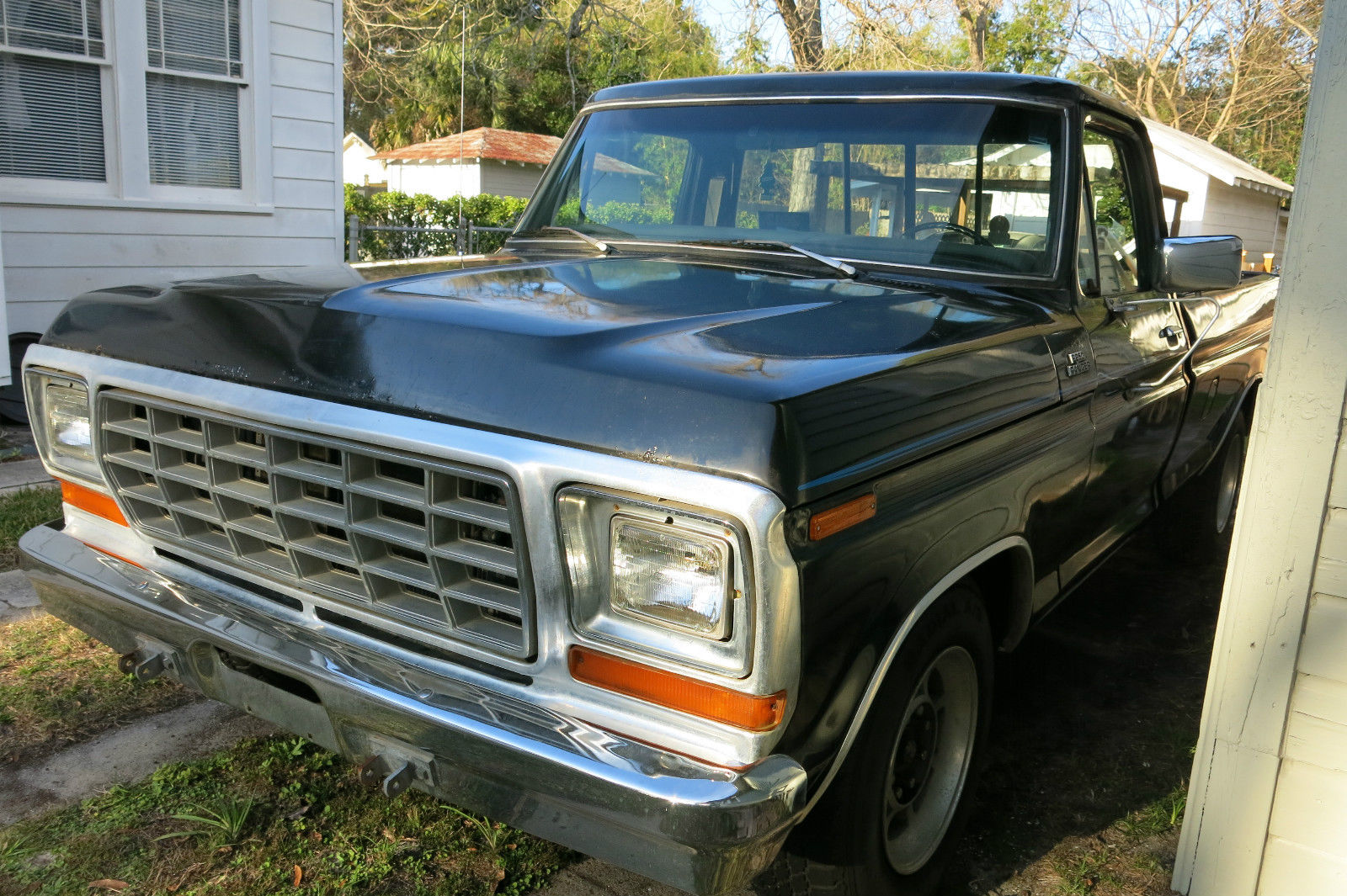 1978 Black Ford F-250 Standard Cab Pickup
