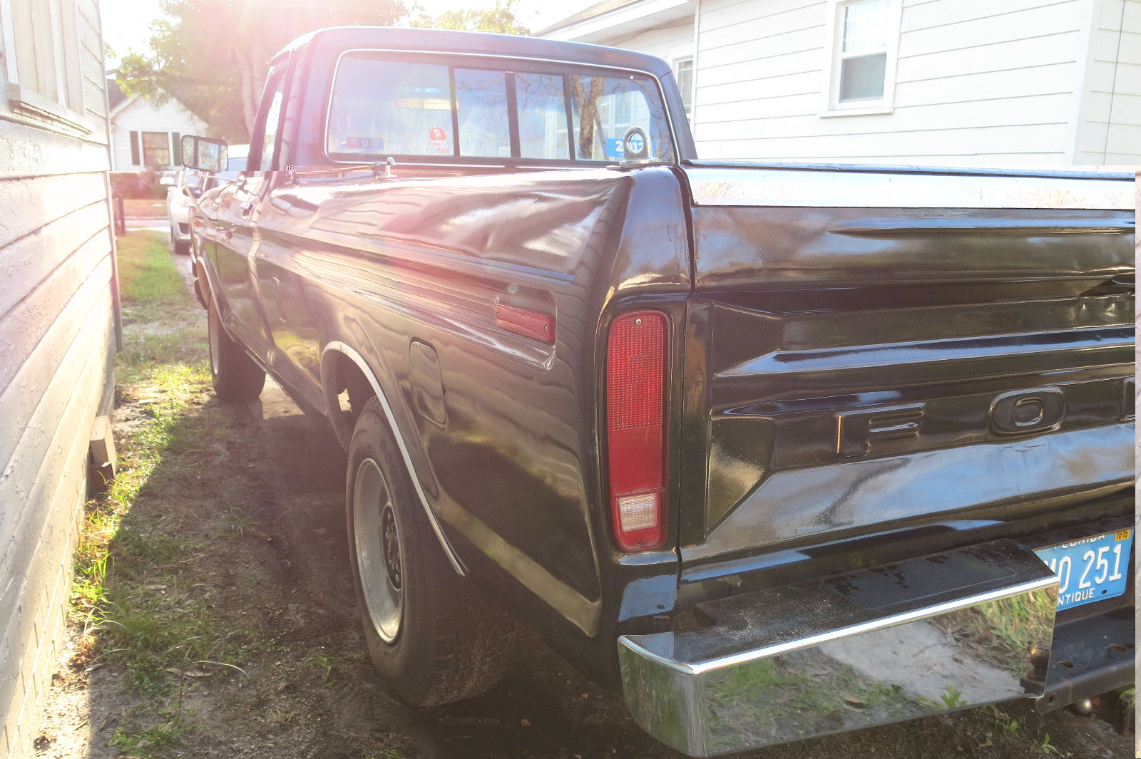 1978 Black Ford F-250 Standard Cab Pickup