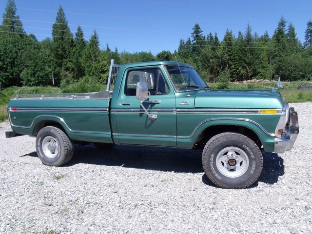 1978 Metallic Green Ford F-250 Standard Cab Pickup