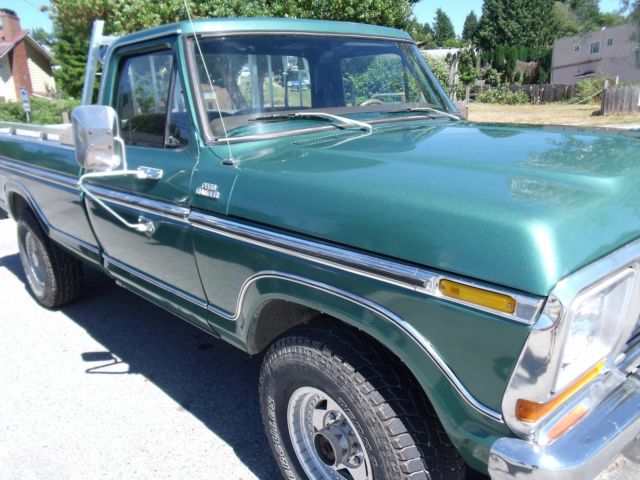 1978 Metallic Green Ford F-250 Standard Cab Pickup
