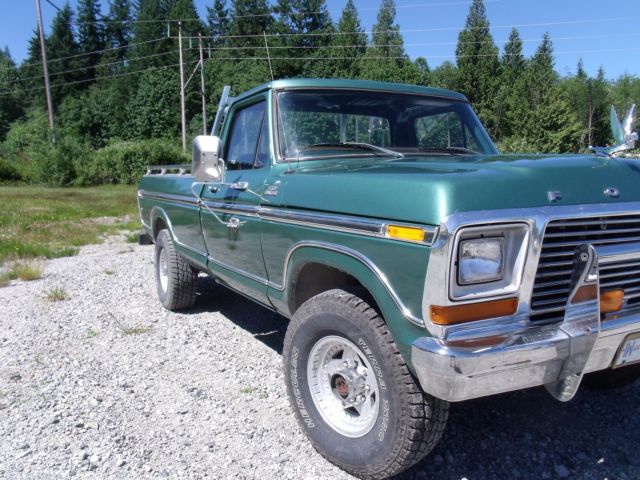 1978 Metallic Green Ford F-250 Standard Cab Pickup