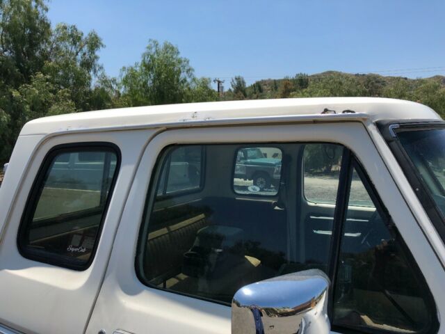 1978 White Ford F-250 Extended Cab Pickup