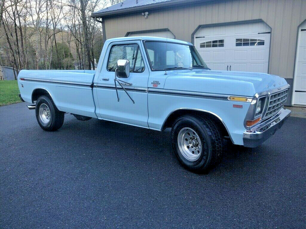 1978 Blue Ford F-350 Standard Cab Pickup