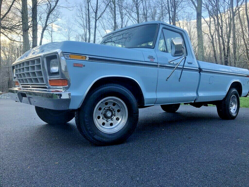 1978 Blue Ford F-350 Standard Cab Pickup