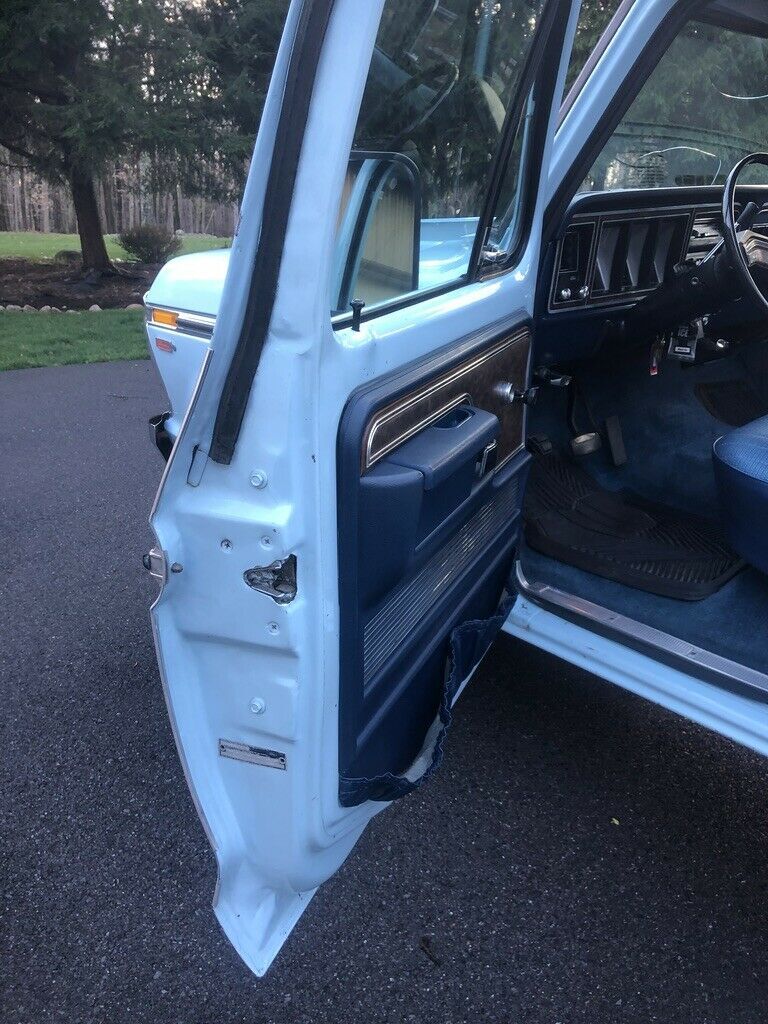 1978 Blue Ford F-350 Standard Cab Pickup